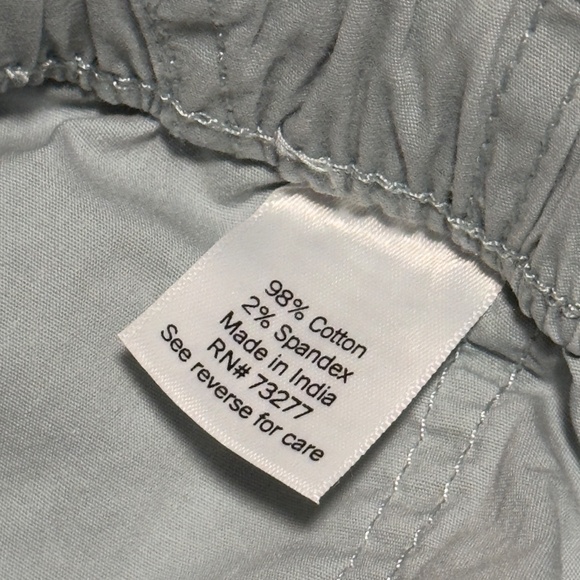 So Wide Leg Cargo Pants Light Blue Drawstring Stretch Waist Size M - Picture 5 of 7